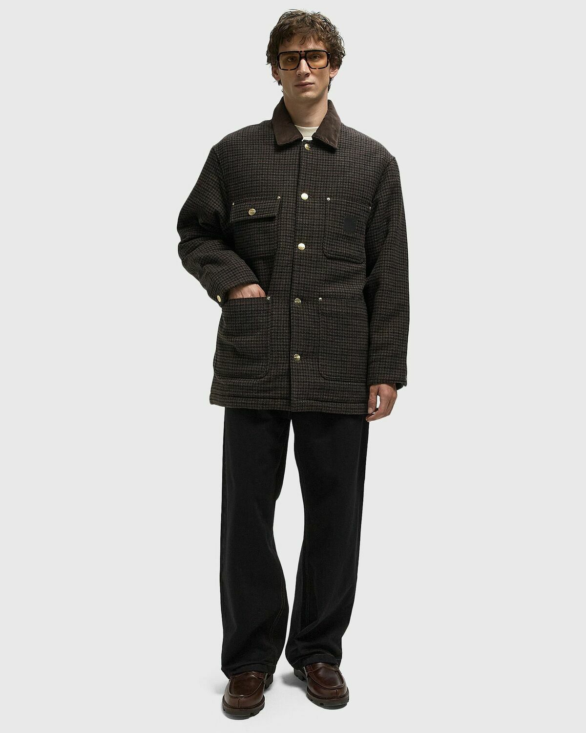 ジャケット・アウター Carhartt WIP LOWIS CHORE COAT 2025FW XXL Carhartt WIP Lowis Chore Coat Brown Men Carhartt WIP
