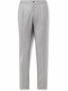 Kiton - Slim-Fit Virgin Wool-Blend Trousers - Gray