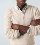 Etro Jacquard wool-blend polo sweater