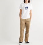 Norse Projects - Niels Printed Cotton-Jersey T-Shirt - White
