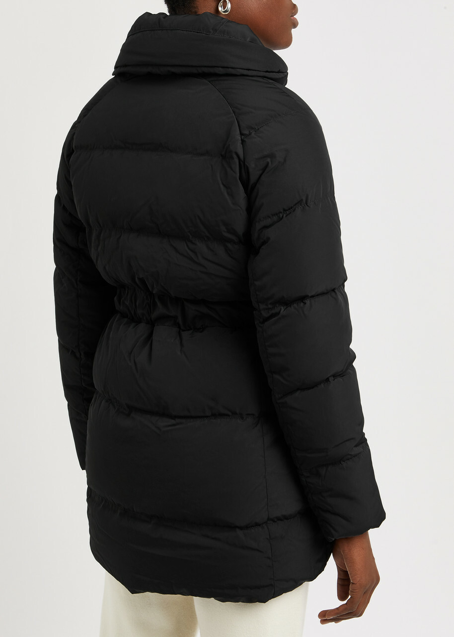 Canada Goose Marlow Belted Quilted Shell Coat Black