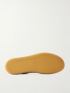 Church's - Repton Textured-Leather and Deerskin Sneakers - Neutrals