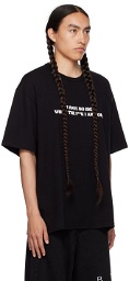RTA Black Oversized T-Shirt
