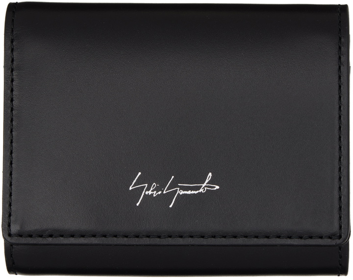 Photo: YOHJI YAMAMOTO Black discord Leather Wallet