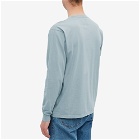 Colorful Standard Men's Long Sleeve Oversized Organic T-Shirt in CldyGry