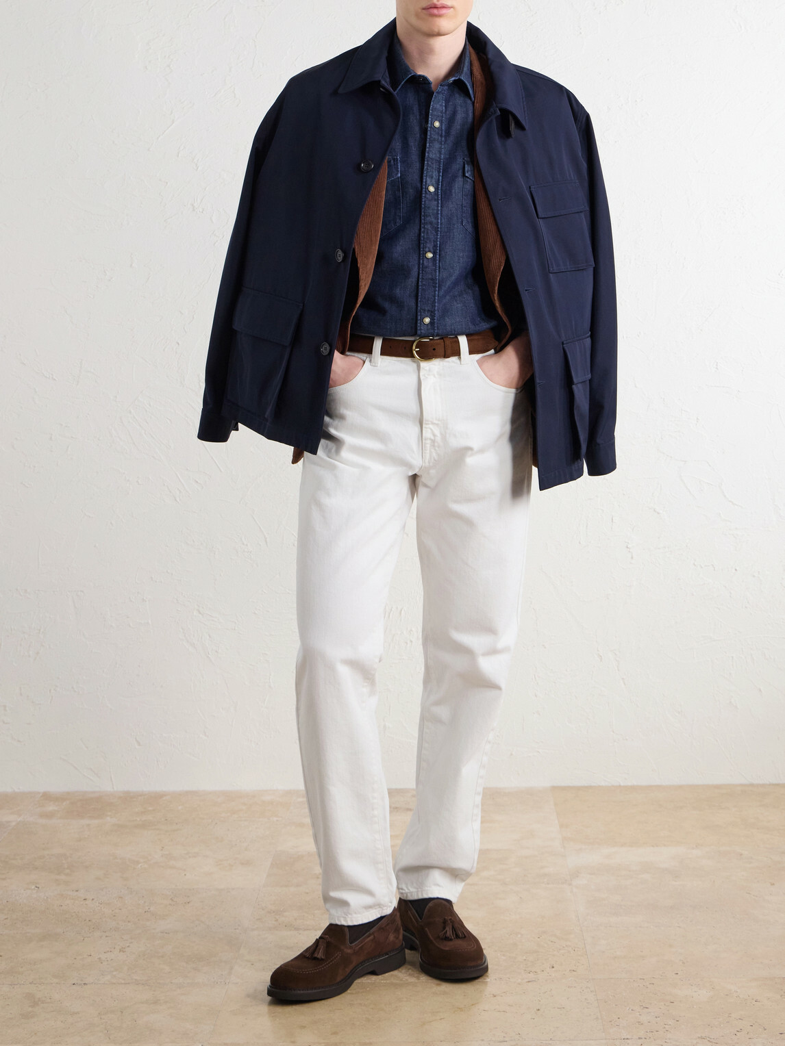 Canali - Tapered Jeans - Neutrals