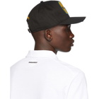 Dsquared2 Black Gabardine Patches Cap