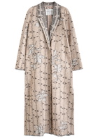Forte_forte Chenille-jacquard Coat Cream
