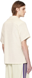 NEEDLES Off-White Open Spread Collar Shirt
