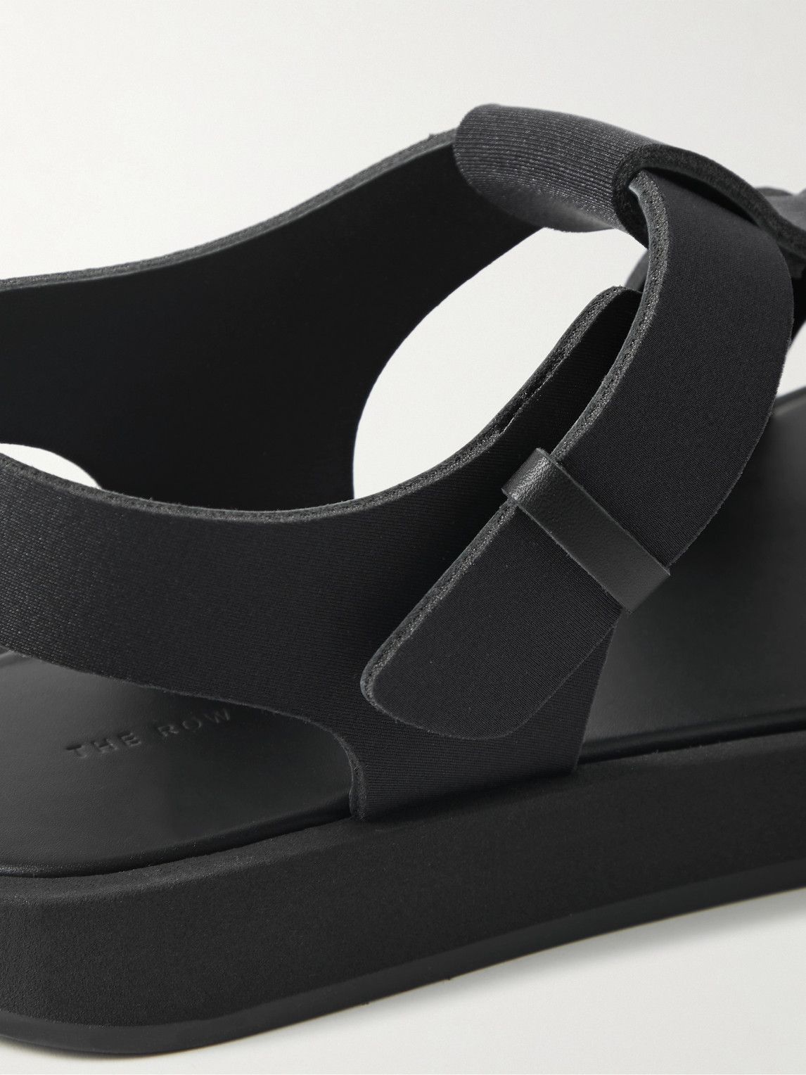 The Row Scuba Sandals Black The Row