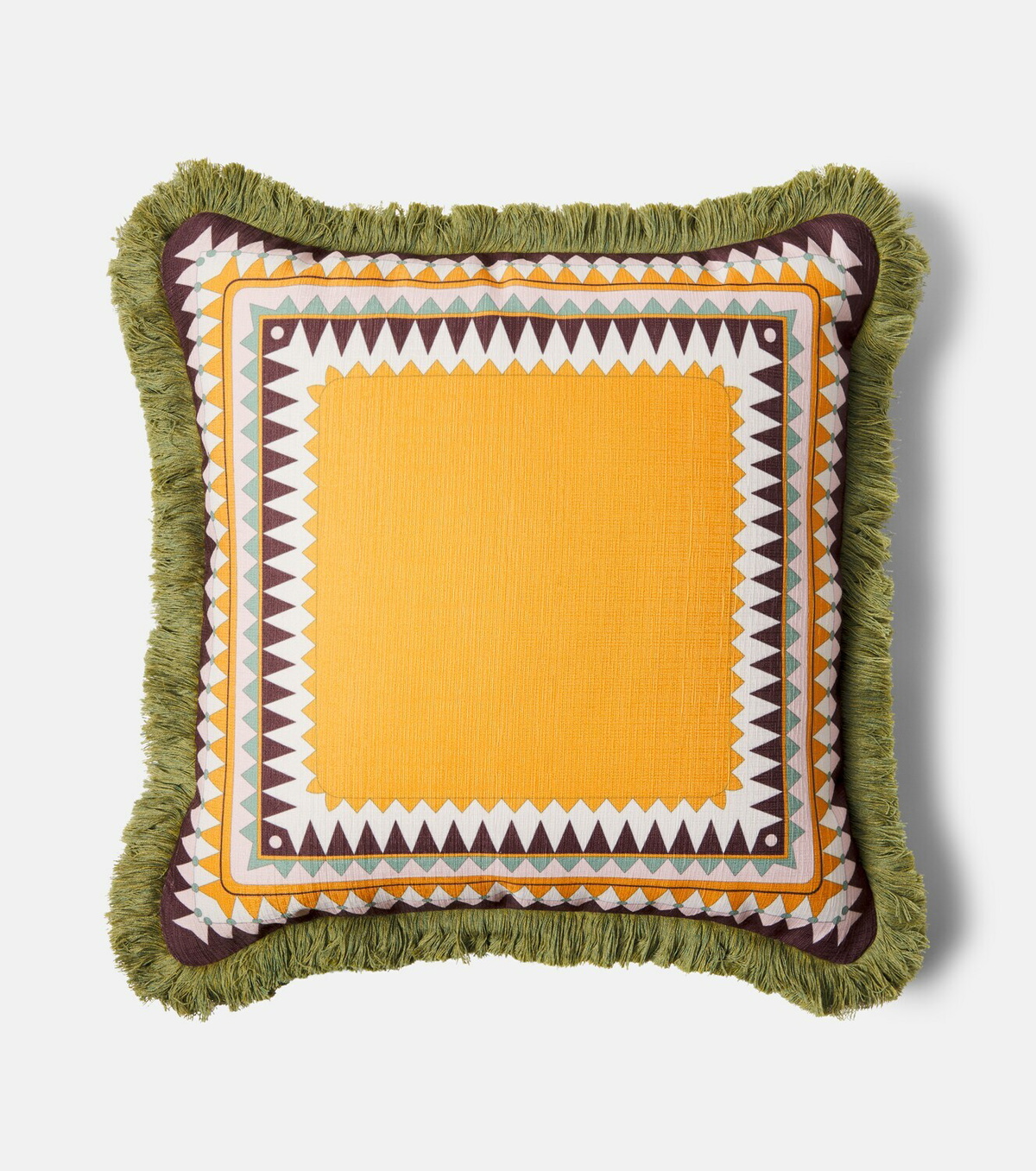 La DoubleJ Fringed cushion