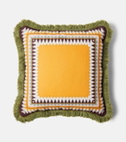 La DoubleJ Fringed cushion