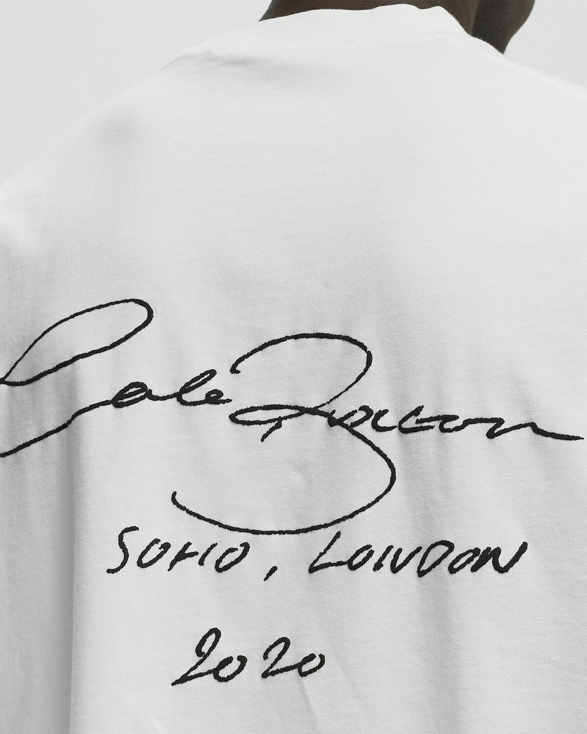 Cole Buxton SIGNATURE T-SHIRT White Mens Shortsleefe