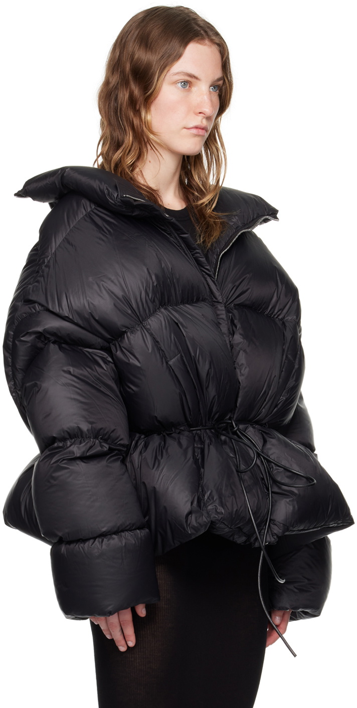 Rick Owens Black Porterville Sail Down Jacket Rick Owens