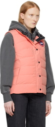 Canada Goose Pink Freestyle Down Vest