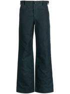 Sinead O'Dwyer Blue Cotton Drill Straight-Leg Trousers