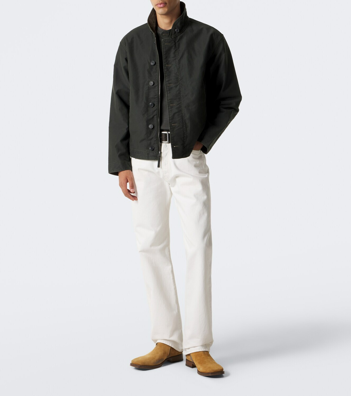 RRL Waffle-knit cotton sweater