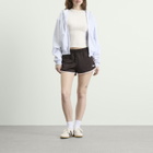 Adidas Women's 3S Sprinter Shorts in Aurora Coffee/Sandy Pink