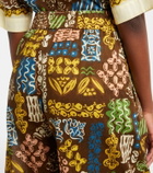 Alémais Minnie printed cotton wide-leg pants