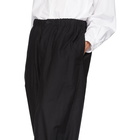 Yohji Yamamoto Black Tab Gather Trousers