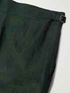 Richard James - Straight-Leg Pleated Linen Suit Trousers - Unknown