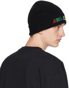 Awake NY Black Peanuts Beanie