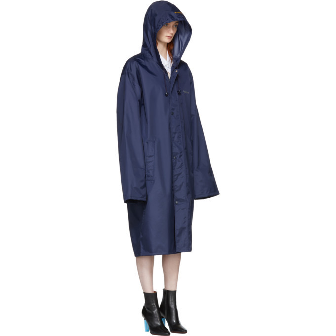 Vetements Navy Aquarius Horoscope Raincoat