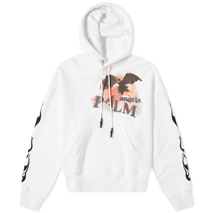 Photo: Palm Angels Flame Eacgle Popover Hoody