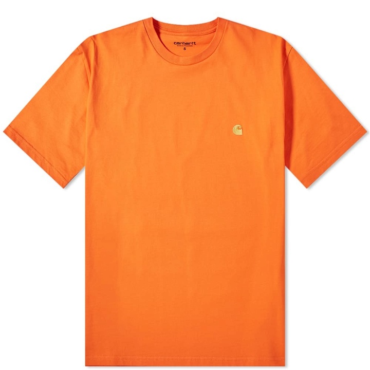 Photo: Carhartt Chase Tee Pepper & Gold