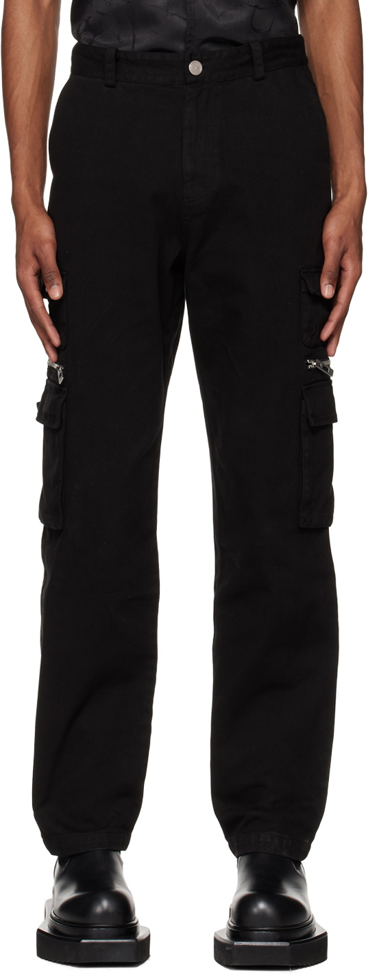 Han Kjobenhavn Black Four-Pocket Cargo Pants Han Kjobenhavn