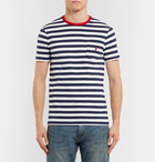 Polo Ralph Lauren - Striped Cotton-Jersey T-shirt - Men - Navy