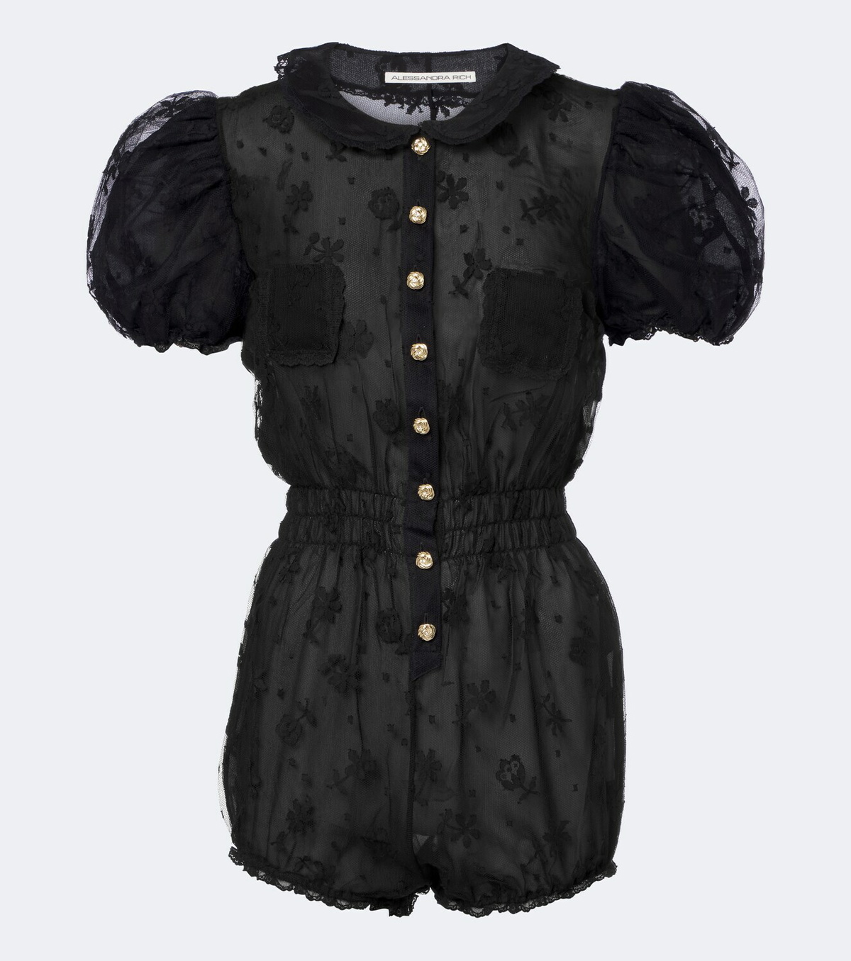 Alessandra Rich Lace romper
