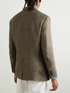 Polo Ralph Lauren - Checked Linen and Silk-Blend Tweed Blazer - Green
