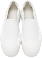 Alexander McQueen White Deck Skate Sneakers