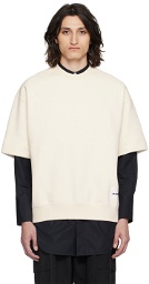 Jil Sander Off-White Patch Sweatshirt