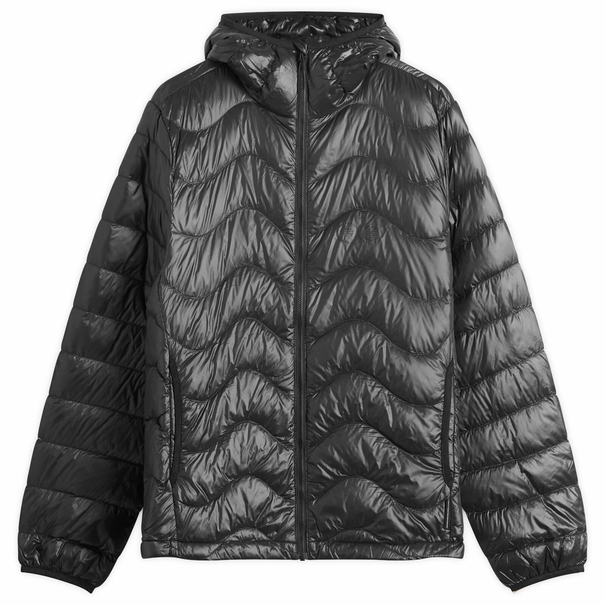 Purple Mountain Observatory Men's Waves Hooded Puffa Jacket in