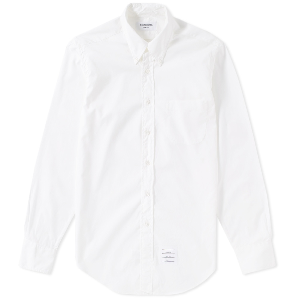 Thom Browne Button Down Classic Poplin Shirt Thom Browne