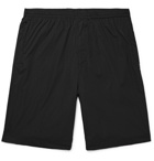 Theory - Dekro Reflective Printed Stretch-Nylon Drawstring Shorts - Black