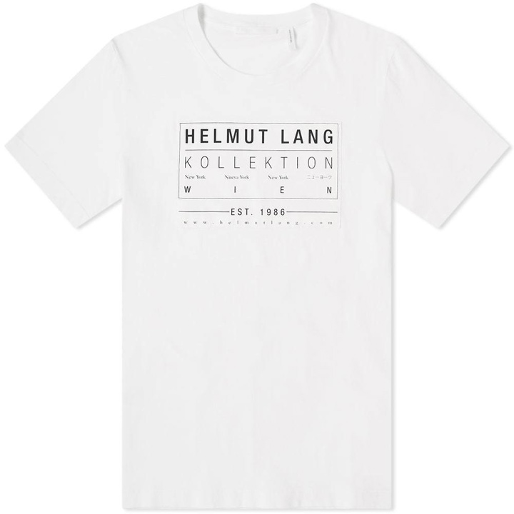 Photo: Helmut Lang Kollection 1986 Patch Print Tee