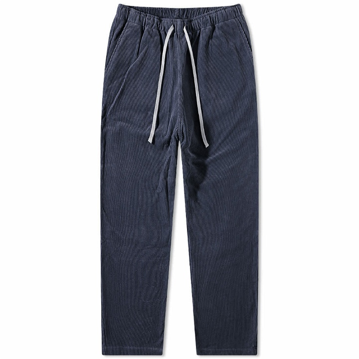 Photo: Battenwear Men's Active Lazy Pant in Navy Corduroy