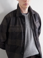 Rag & Bone - Austin Prince of Wales Wool-Blend Overshirt - Brown