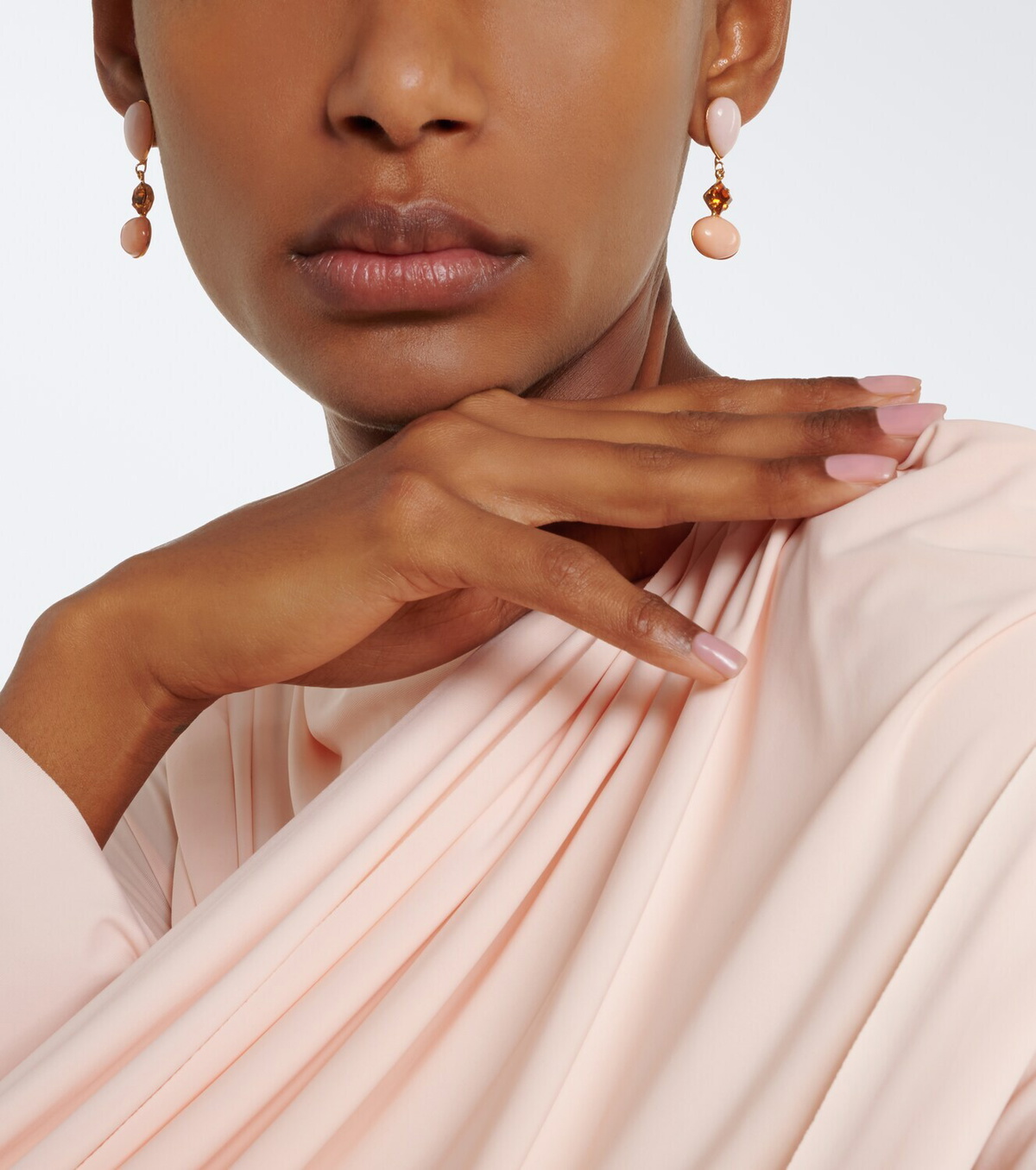 Jennifer Behr Quincy embellished drop earrings