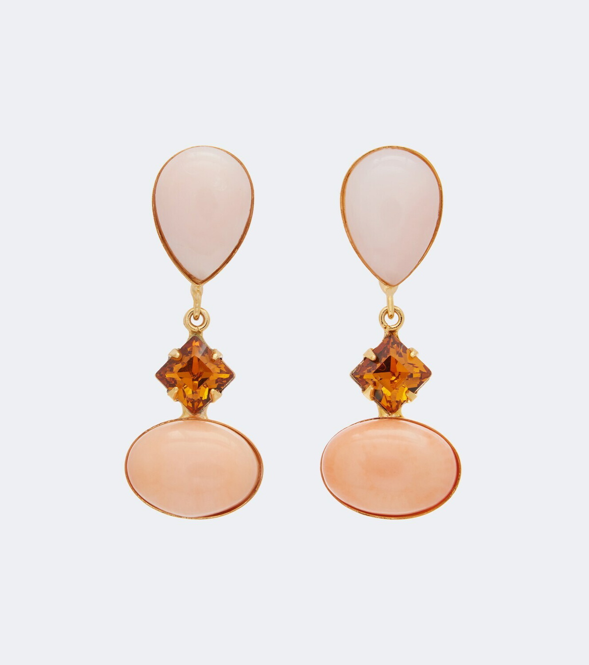 Jennifer Behr Quincy embellished drop earrings