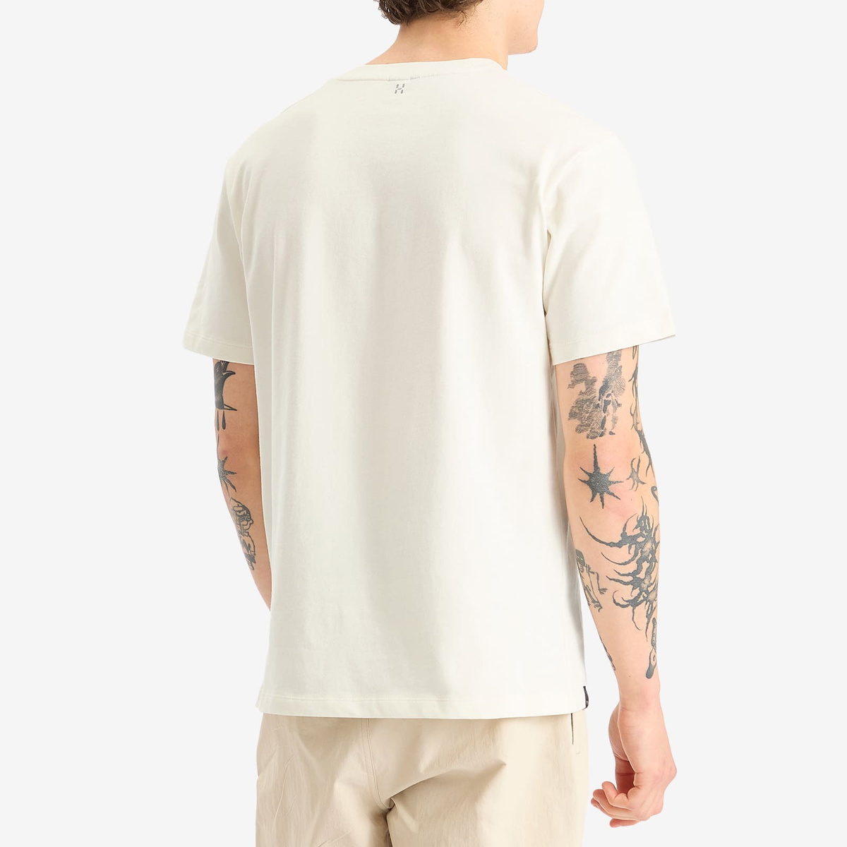 Haglöfs Men's Logo T-Shirt in Soft White