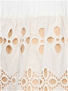 ELIE SAAB Embroidered Cotton & Silk Blend Shorts