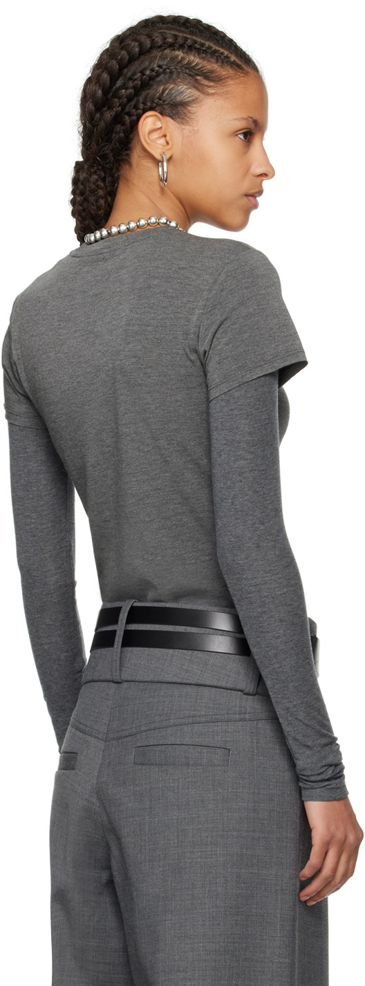 Fax Copy Express Gray 'The Fitted' T-Shirt