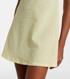 Montce Petal gingham minidress