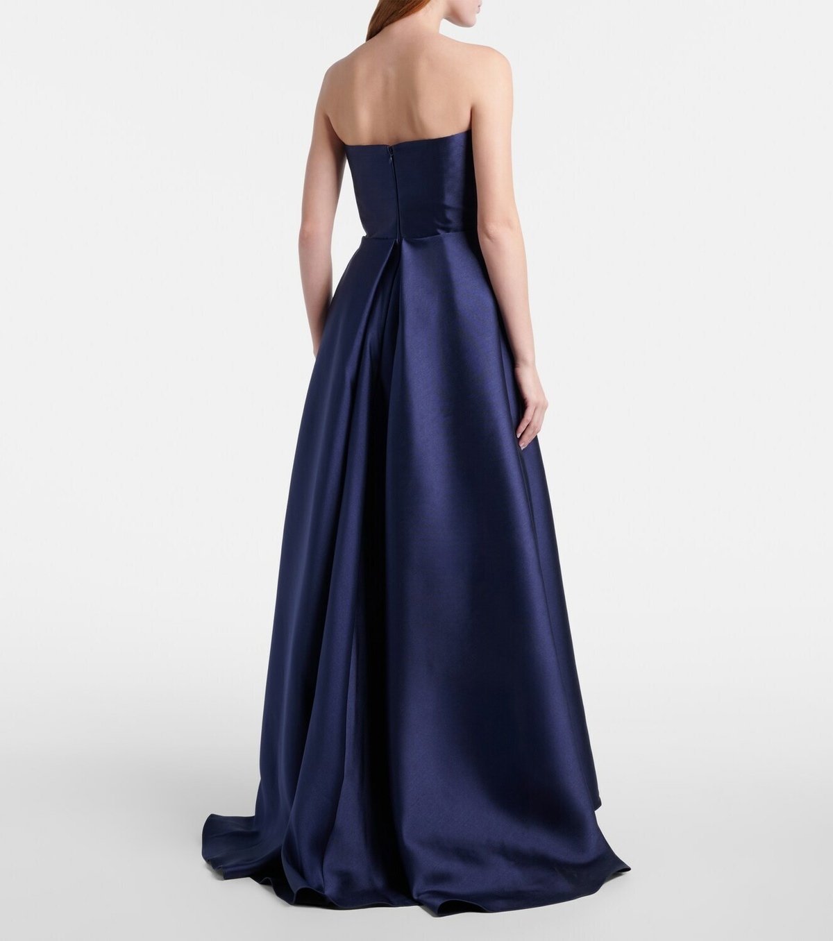 Solace London Strapless satin gown