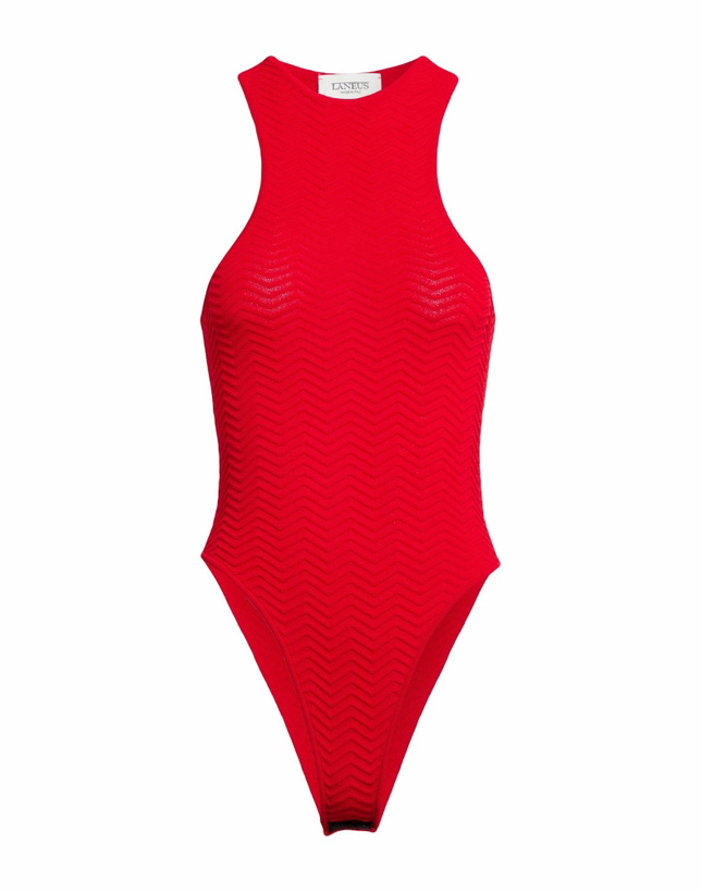 Photo: Laneus Womens Bodysuit in Tomato red