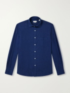 Hartford - Paul Cotton-Flannel Shirt - Blue